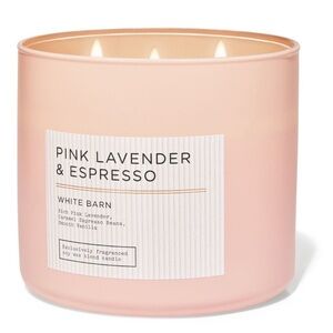 White Barn Pink Lavender & Espresso Scented Candle